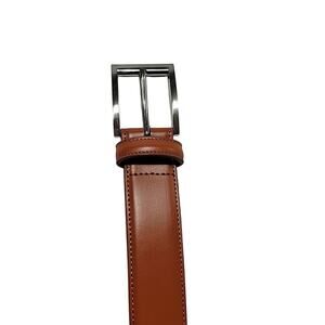 Gelante Orange Leather Belt Women Size S 30-32 NEW w/out Tags G2064 Unisex Men